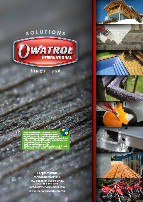 Owatrol termékkatalógus